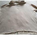 Free People Juicy Long Sleeve Stone Cold Beige Waffle Knit Cowl Neck Size M Photo 5