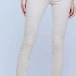 L'Agence Marguerite Skinny Cream Corduroy Pants Size: 25 Photo 0