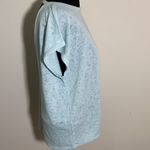 Forever 21 Top blue M plunge cut out back NWOT Open Back burnout like new Photo 2