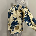 One Clothing One Love Clothing Sz: M Off Shoulder Top Blouse Floral Tie Sleeves Lightweight. Photo 3