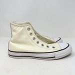 Converse Chuck Taylor All Star Leather High Top Sneaker Cream Size 6.5 Photo 3