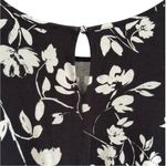 Universal Standard EUC  Joan Relaxed Long Sleeve Top Black White Floral Size 3X Photo 8