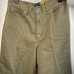 Ralph Lauren Polo Cotton Twill Wide-Leg Cropped Pants Women’s Size 8 Olive Green Photo 5