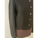 Vintage Carroll Reed Size 12 Black Wool Cardigan Sweater Jacket Quiet Luxury NEW Photo 2