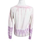 White + Warren Dip Dye Crew Neck Sweater Pink Cotton Blend Women’s Size Small Photo 6