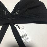 Robin Piccone  Perla Halter Bikini Top In Black Size S Photo 7