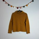Madewell  Belmont Mockneck Sweater Coziest Yarn Golden Mustard Photo 1