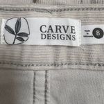Carve Designs Oahu 4 inch Corduroy Shorts Gray Size 8 NEW Photo 7