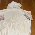 Sundry  Rainbow Stripe Hoodie Photo 3