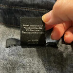 Calvin Klein Jeans  dark denim button up dress size small Photo 11