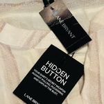 Lane Bryant -Shimmer Stripe Peplum Tunic-Size 14 Photo 3