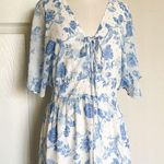 House of Harlow 1960 Floral Metallic Tiered Maxi Dress Photo 4