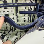 Hype Blue/Purple Leather Buckle Shoulder Bag Y2k Style Blue Photo 5