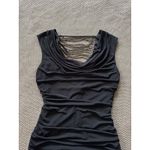 BCX  Midi Body Con Dress Black‎ Stretch Slimming Bling Club Size M Photo 1