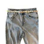 Wild Fable  Super High Rise Mom Jeans Size 8 Light Wash Distressed Ripped Knees Photo 4