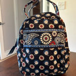 Vera Bradley Night Owl Lunch Bag Womens Handle Handbag Black Photo 0