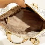 Michael Kors  Grayson Trunk/Duffle Bag White Vanilla Monogram Medium Photo 5