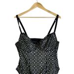Savage X Fenty Black Geometric Lace Teddy Bodysuit Plus Size 2X Photo 1