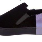 Free People ANTHROPOLOGIE  Black Velvet slip-on shoe Photo 0