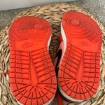 Nike Women Air Force 1 '07 Size 6.5 orange pink low top Basketball Shoes Photo 4