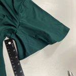 Green Midi Dress Ruched Cocktail Party Career Elegant Women's Medium SEE DESCRIP Photo 7