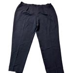 Anne Klein  2XL Womens Dress Black Elastic Waist Pants Polyester Blend Photo 2