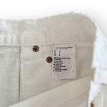 American Eagle White Ripped Distressed High Waisted 90s Boyfriend Jean Shorts 8 Photo 8