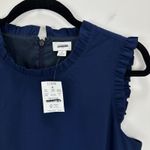J.Crew  Ruffle Neck Suiting Dress Navy US 6 Classic Office Cocktail US 6 NWT Photo 4