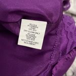 Trina Turk Silk Dress Womens Size 8 One Shoulder Beaded Belted Mini Party Purple Photo 9