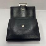 Gucci  Leather Bi-fold Compact Wallet Black - Preowned Photo 3