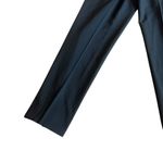 Vince . Black Cropped Length Trousers Pants Slacks Pleated Stripe Size 12 Women's Photo 7