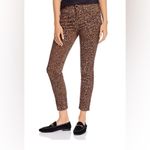 7 For All Mankind Jen 7 Size 4 Animal Print Ankle Skinny Stretch Denim Pants w/5 Pockets B… Photo 2
