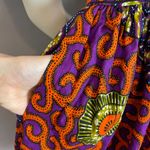 Kutula by Africana Dress Sleeveless Wax Print Batik Ankara Fit and Flare Orange Photo 9