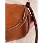 Vintage Glove Hankercheif Purse Bag Pocketbook Brown Photo 2