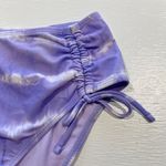 California Waves New  Tie Dye High Waisted Bikini Swim Bottoms Purple Photo 4