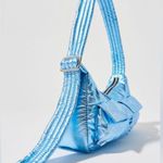 Baggu Metallic Light Blue Cargo Shoulder Bag NWT! Photo 3