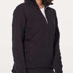Lululemon Black Forever Warm Quilted Pullover Sweatshirt Photo 0