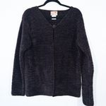 April Cornell Vintage Brown Chunky Knit Cardigan Sweater Medium/Large Photo 0