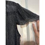 Scala Vintage  Black beaded Open Front Sheer Size Medium Photo 4