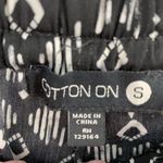 Cotton On Cotton‎ On black white drawstring shorts small Photo 3