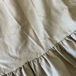 ASOS  design taupe faux leather pleather puff balloon sleeve dress Photo 1