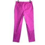Ralph Lauren Black Label Pants Womens 2 Pink Flat Front Mid Rise Straight Leg Photo 3