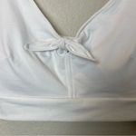BNWT! MONO B White Women's Strappy Back Bow Detail Sports Bra Size L Size L Photo 1