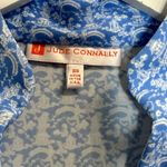 Jude Connally Kristen Stretch Knit Mandarin Collar Sleeveless Shift Dress Sz XS Blue Photo 8