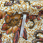 Free People I Got You Printed Top Crop V-Neck Longsleeve in Orange Boho Size L Photo 12