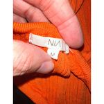 NIA THE LABEL ORANGE RIBBED STRAPLESS TUBE TOP‎ CUTOUT EUC SIZE M Size M Photo 3