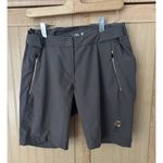 Maloja Cycling Shorts Women Large Lightweight Versatile Adjustable Size Medium Gray Photo 0