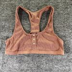 Madewell  Rib Knit Front Button Brallete Photo 1