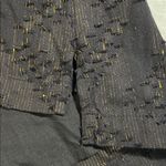 Crown & Ivy Black and Gold Women's Top Photo 5