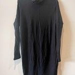 Kit + Ace mock neck black long sleeve shift dress size 6 Photo 0
